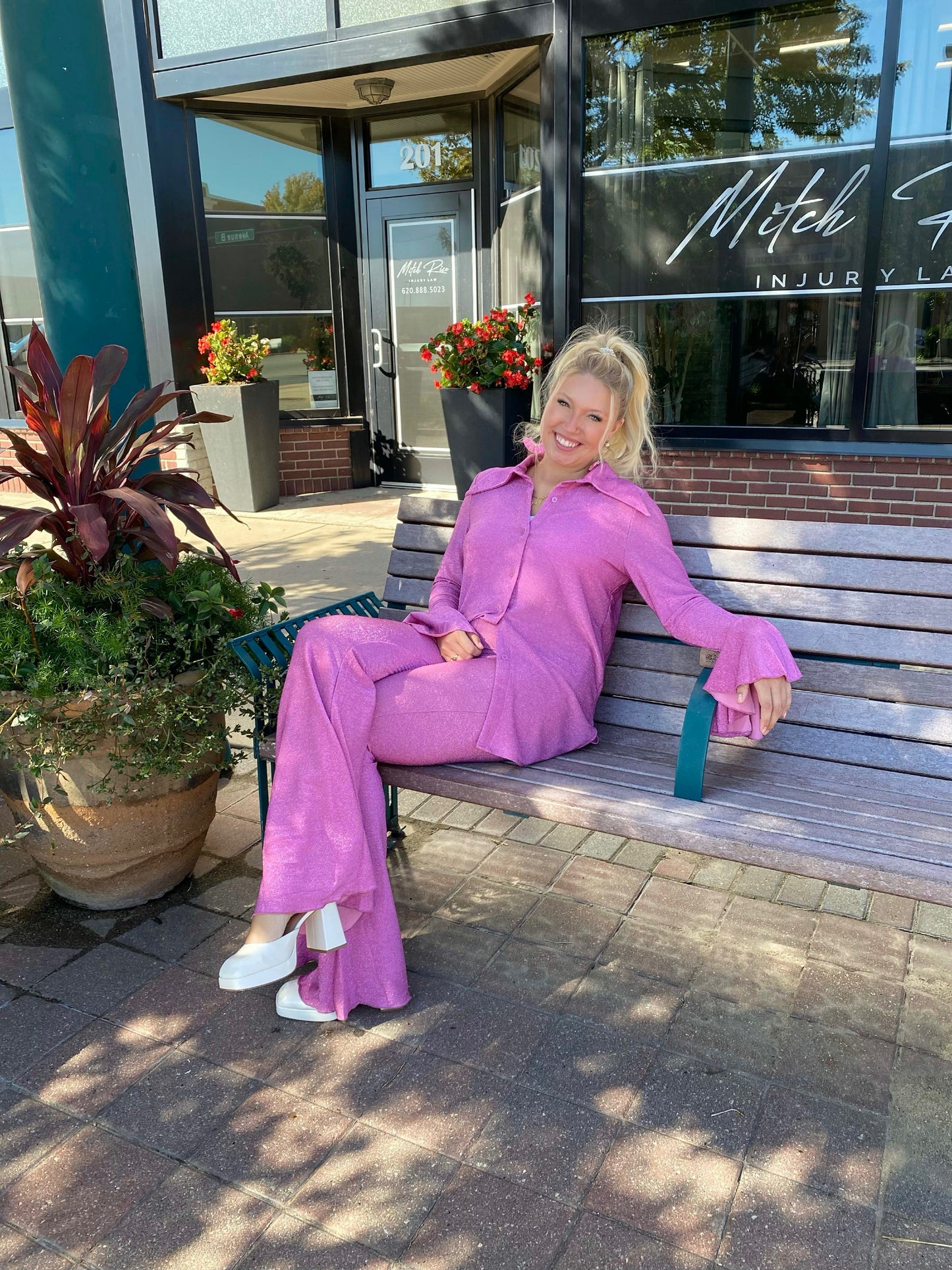 Pretty in Pink Trousers