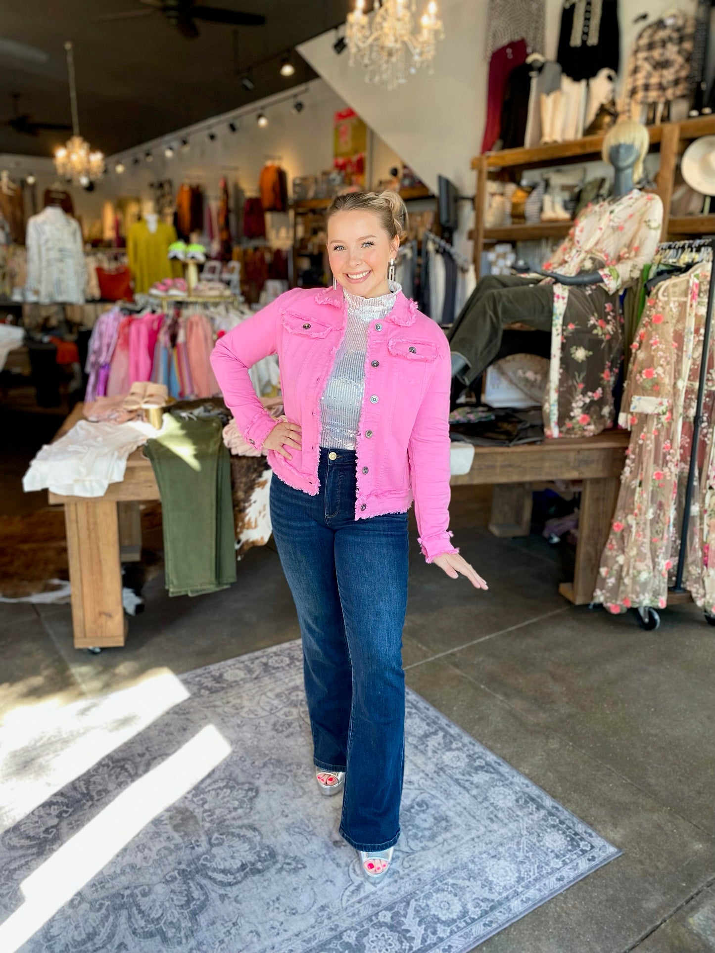 Pink Twill Jacket