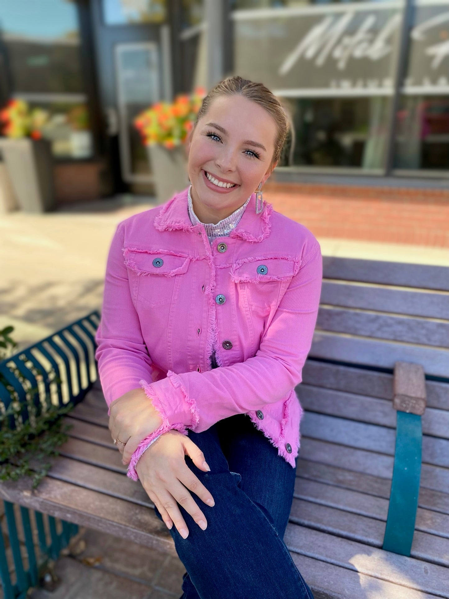 Pink Twill Jacket