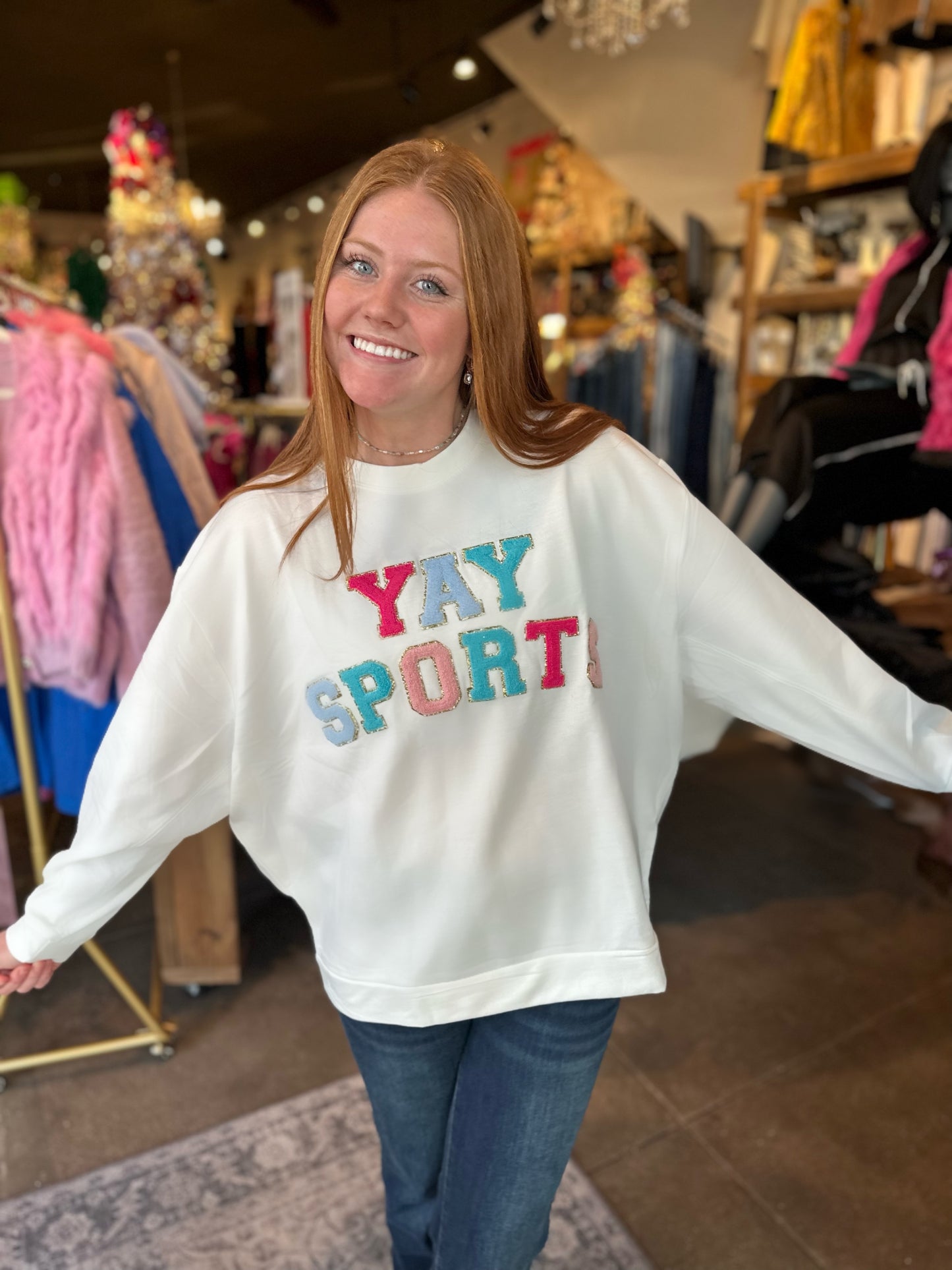 Mary Square Jules Yay Sports Sweatshirt