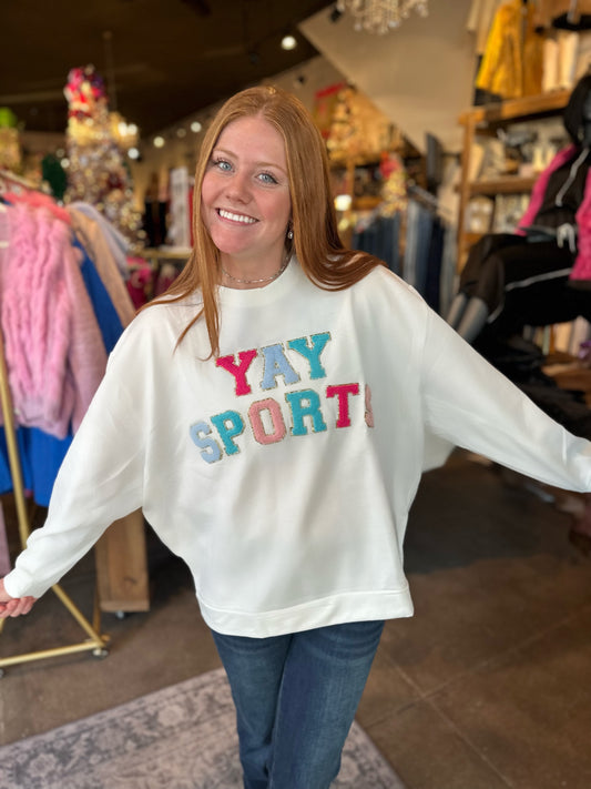 Mary Square Jules Yay Sports Sweatshirt