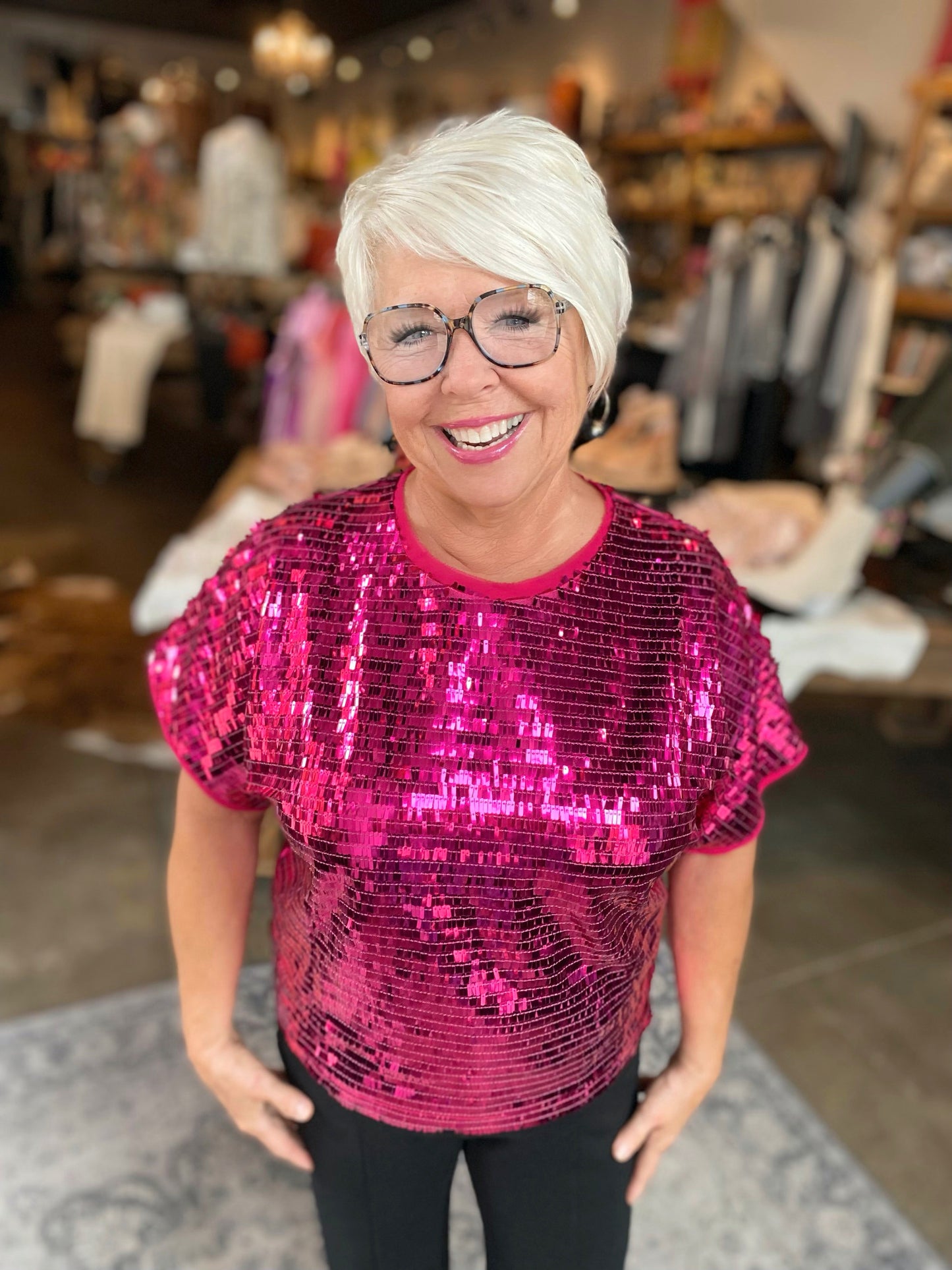 Sparks Fly Pink Top