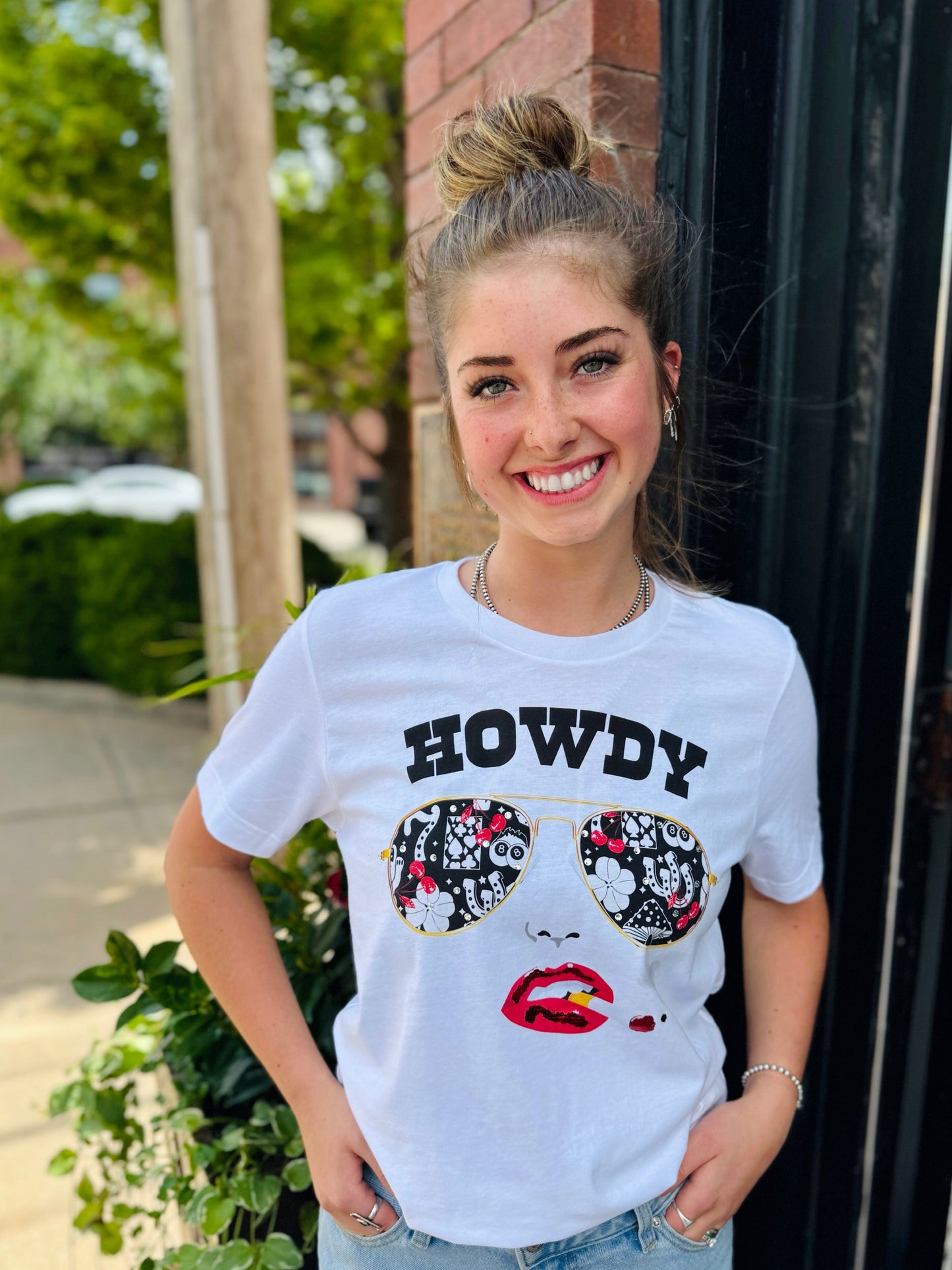 Howdy Western Sunglasses Tee