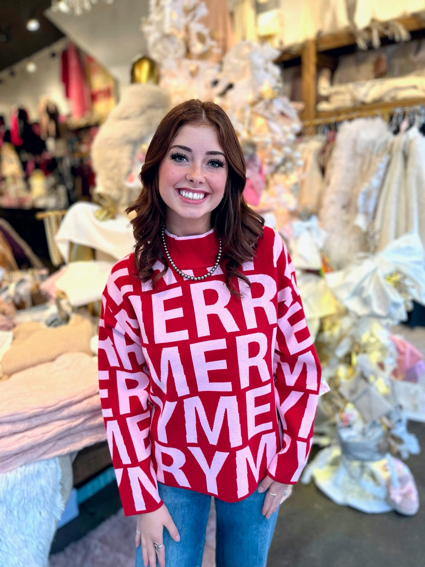 Ivy Jane Red Merriest Sweater