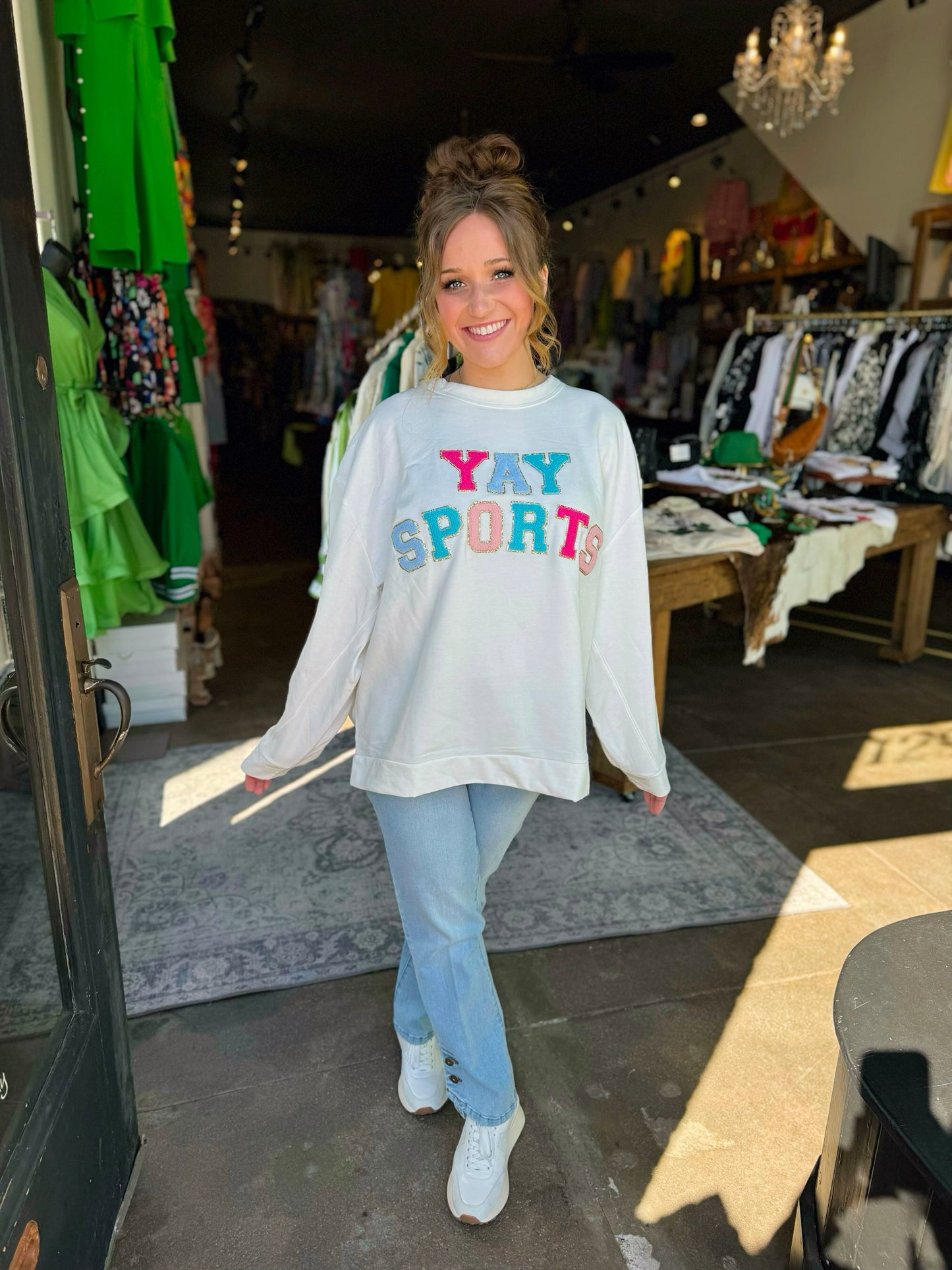 Mary Square Jules Yay Sports Sweatshirt