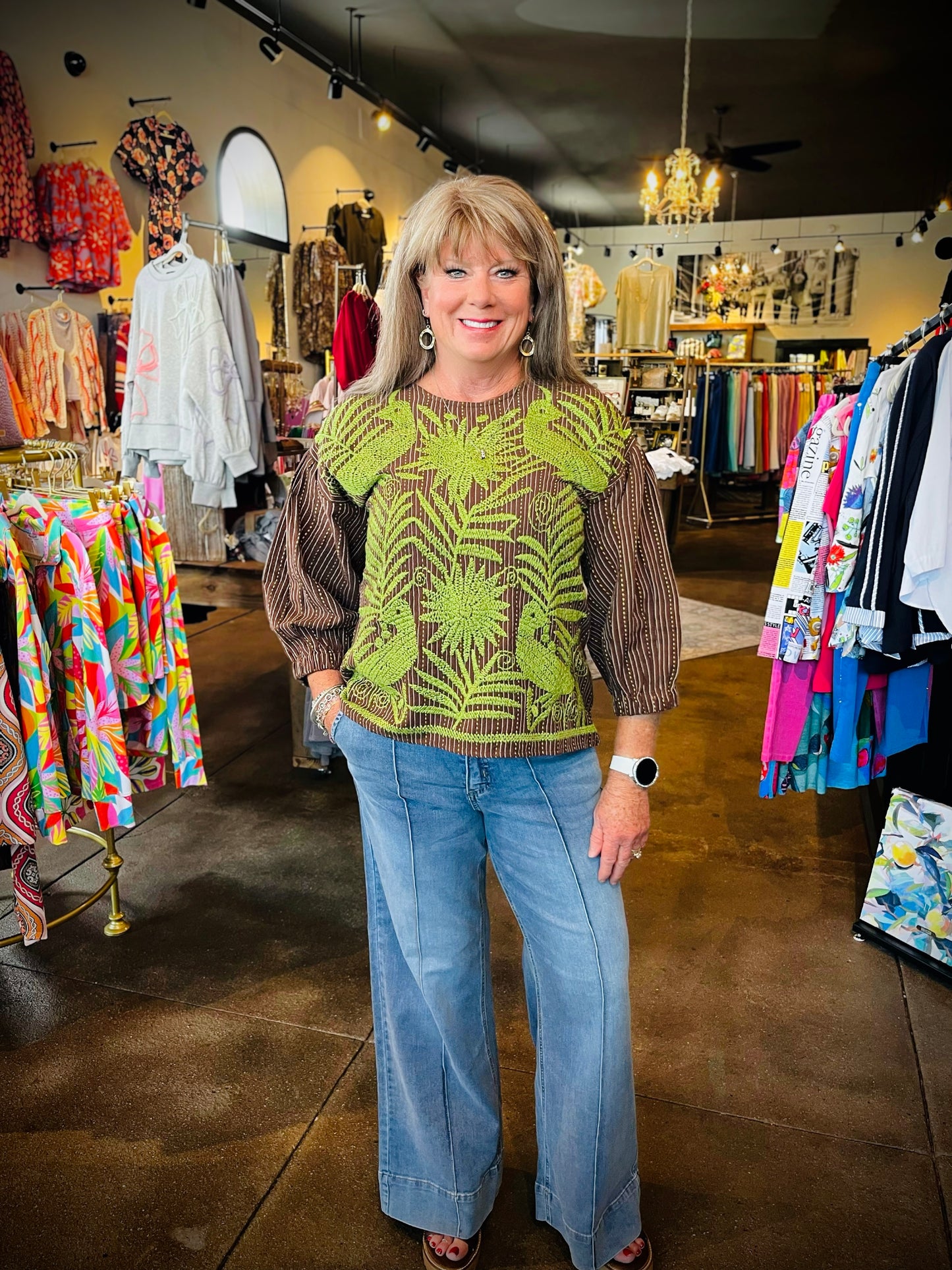 Ivy Jane Brown Stripe LunaMay