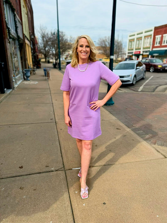 EsQualo Lavender Dress