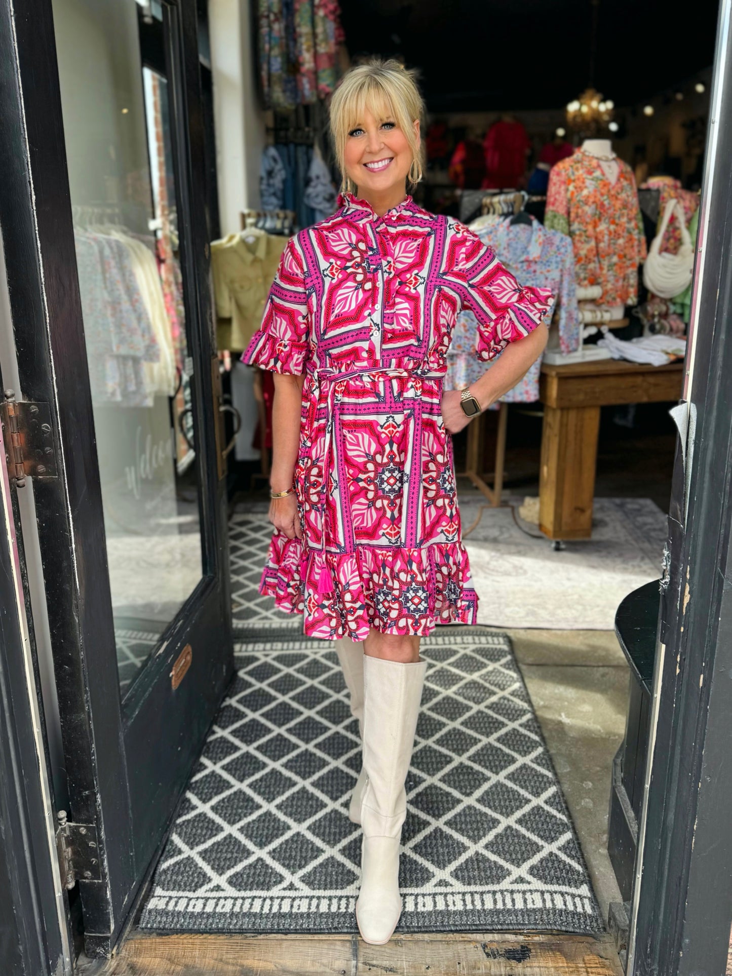 Uncle Frank Tile Styled Dress