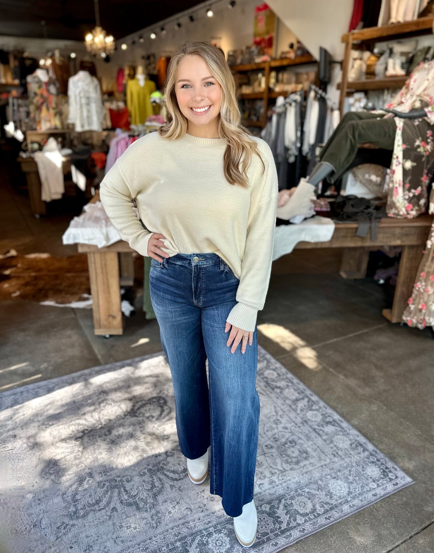Kut Meg High Rise Fab AB Wide