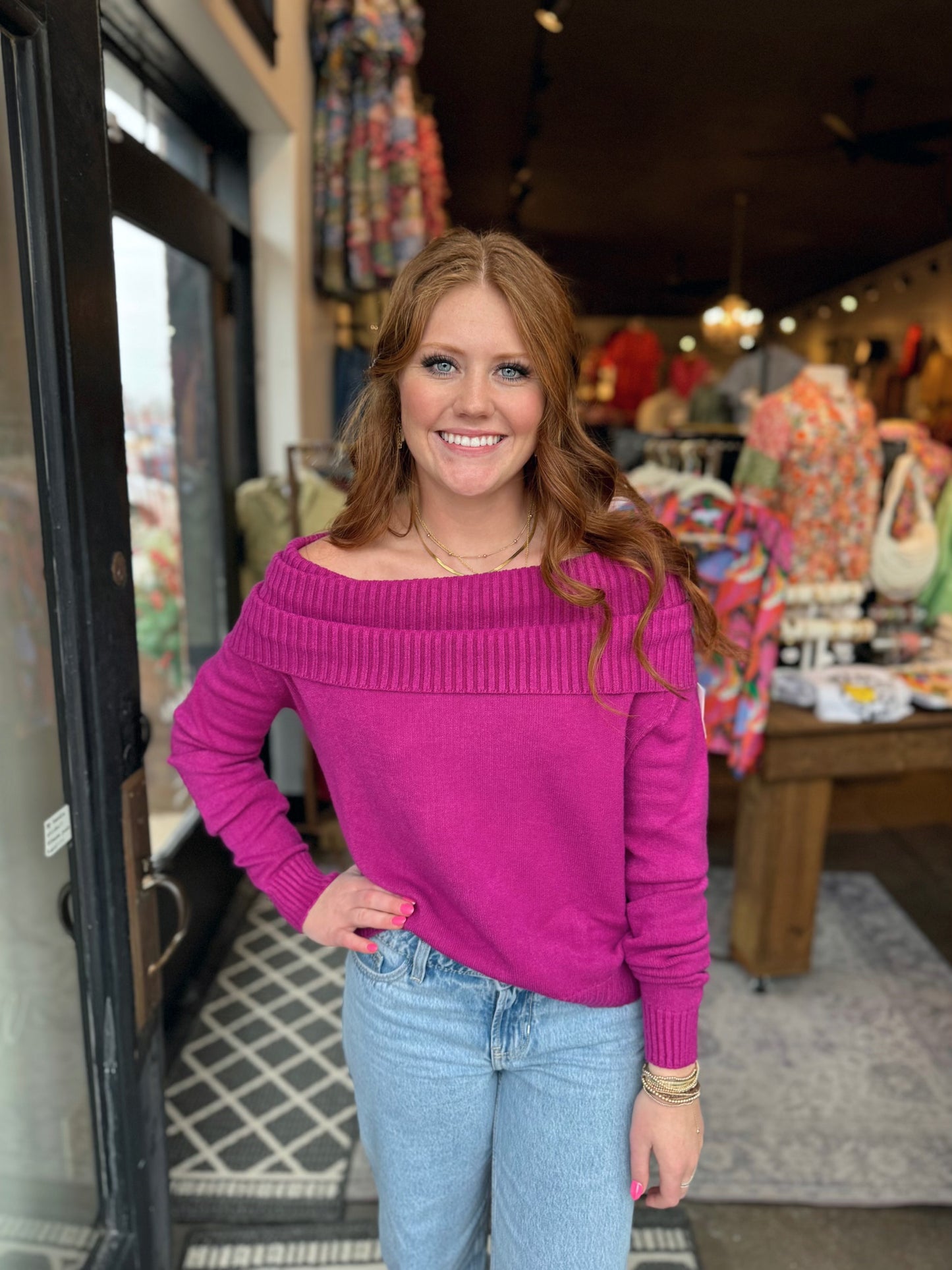 Milio Milano Magenta Sweater