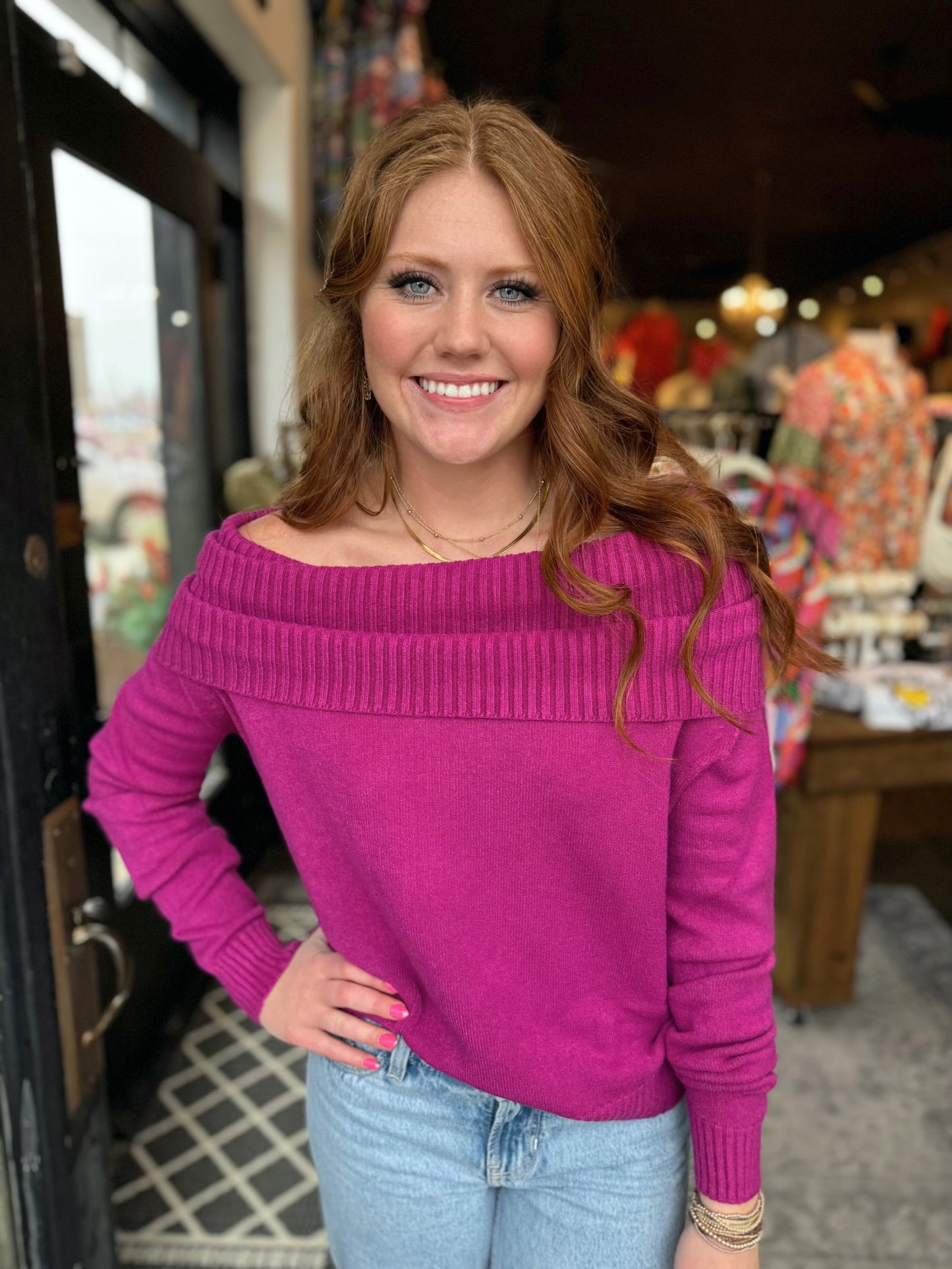 Milio Milano Magenta Sweater