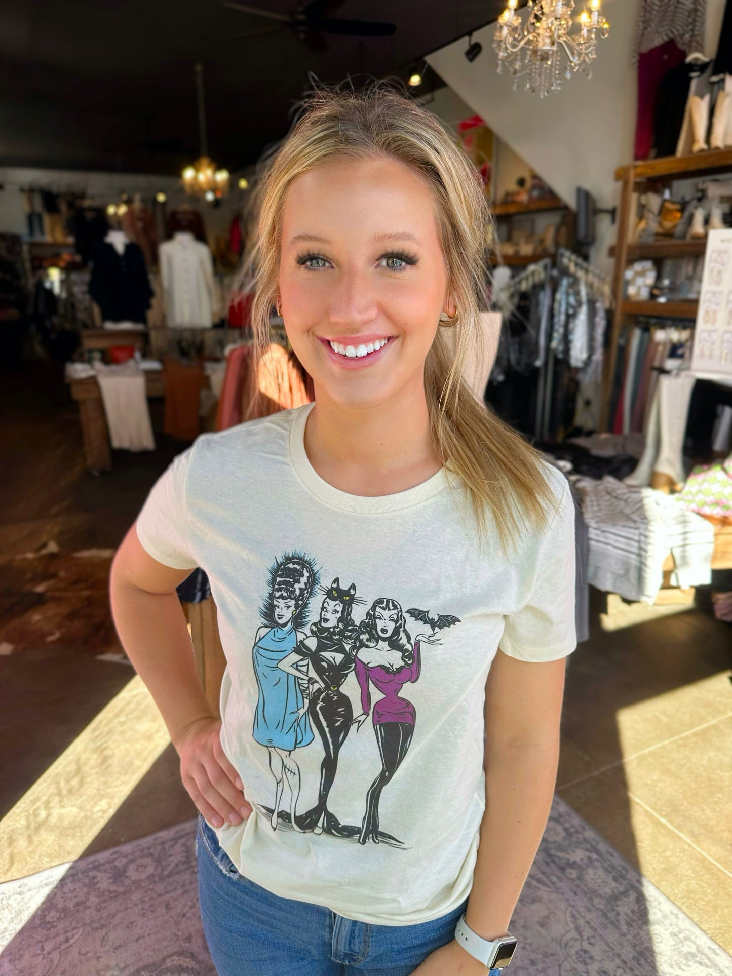 The Ladies Who Lunch Tee in Ivory