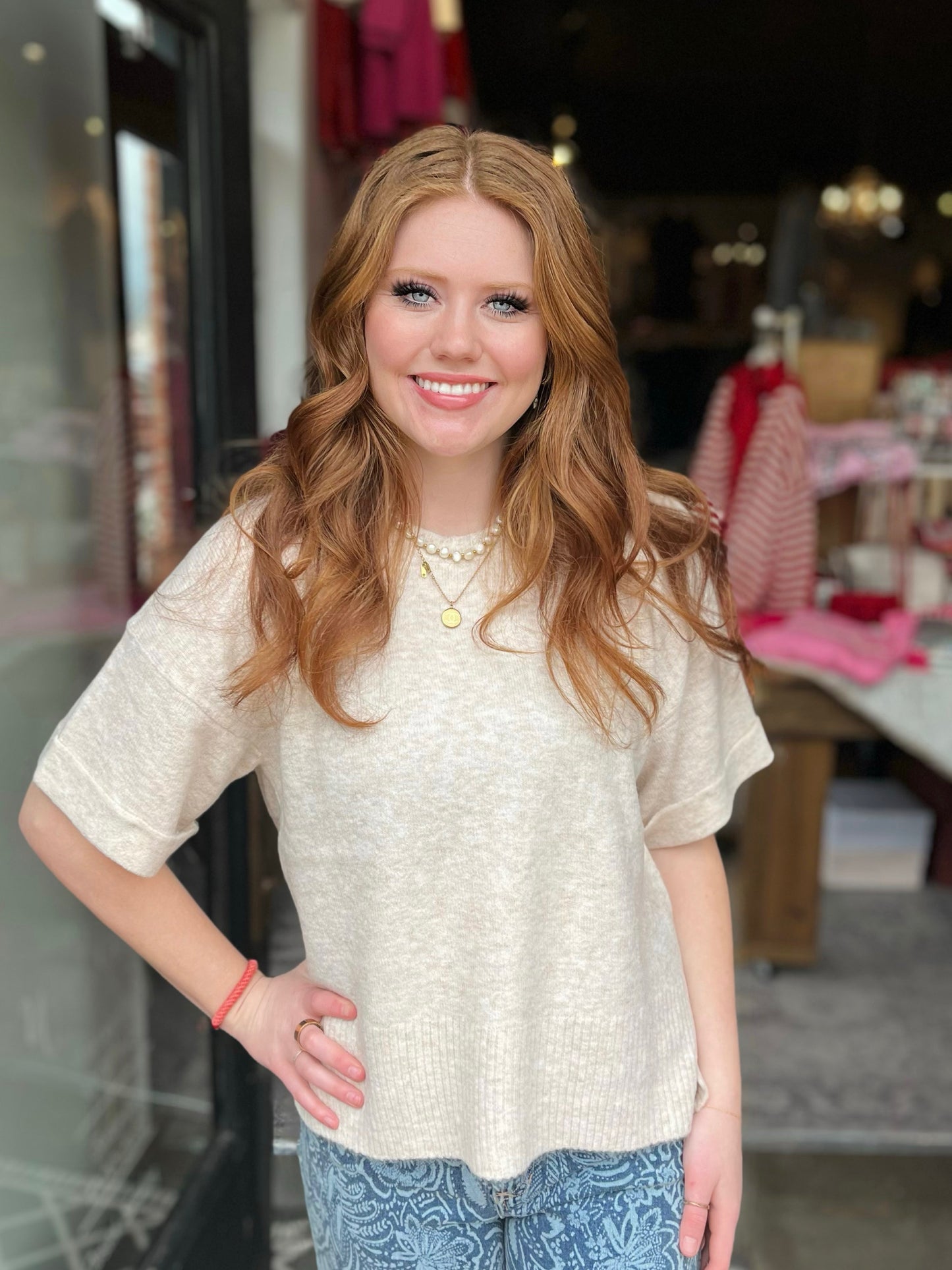 Dear John Heather Catrina Sweater