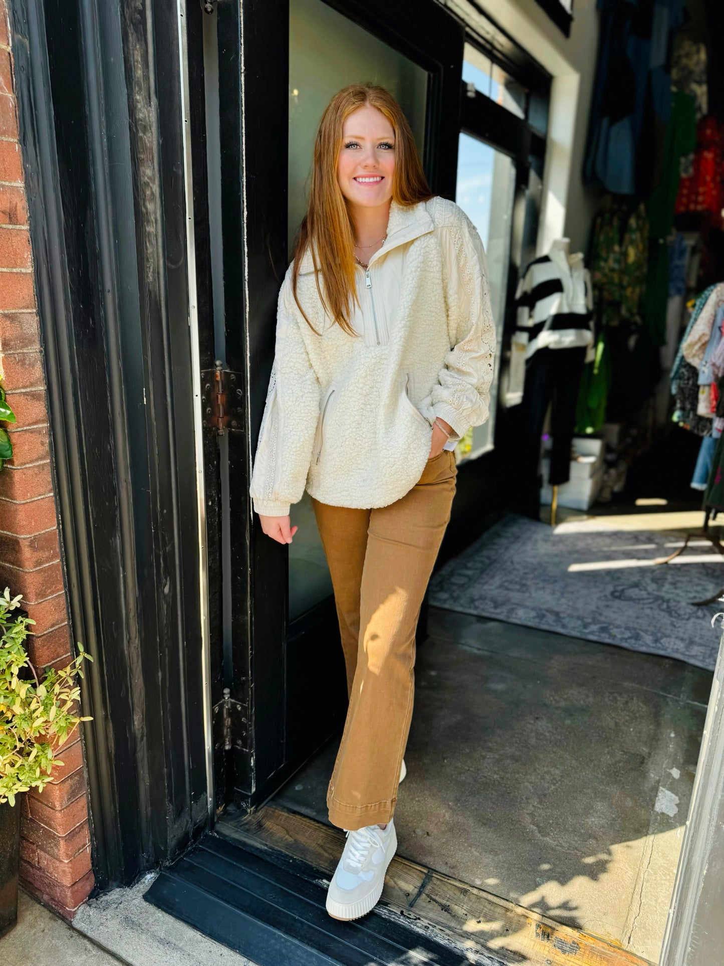 Tribal MoonStone Zip Front Pullover