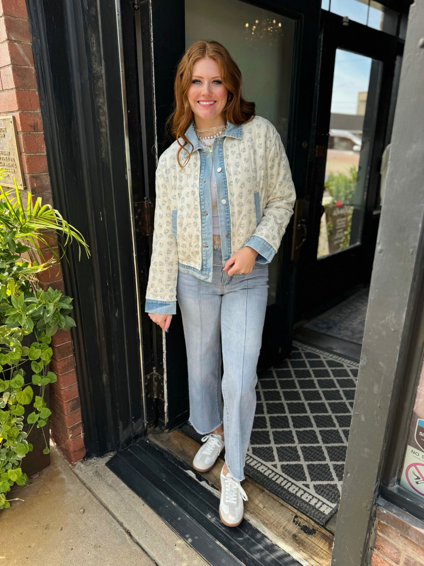 Quilted Dreams Denim Jacket