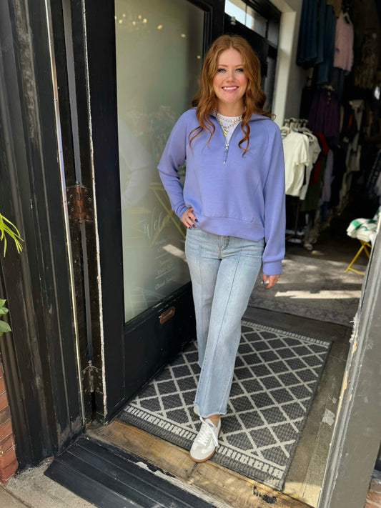 Spanx AE Amethst Half Zip