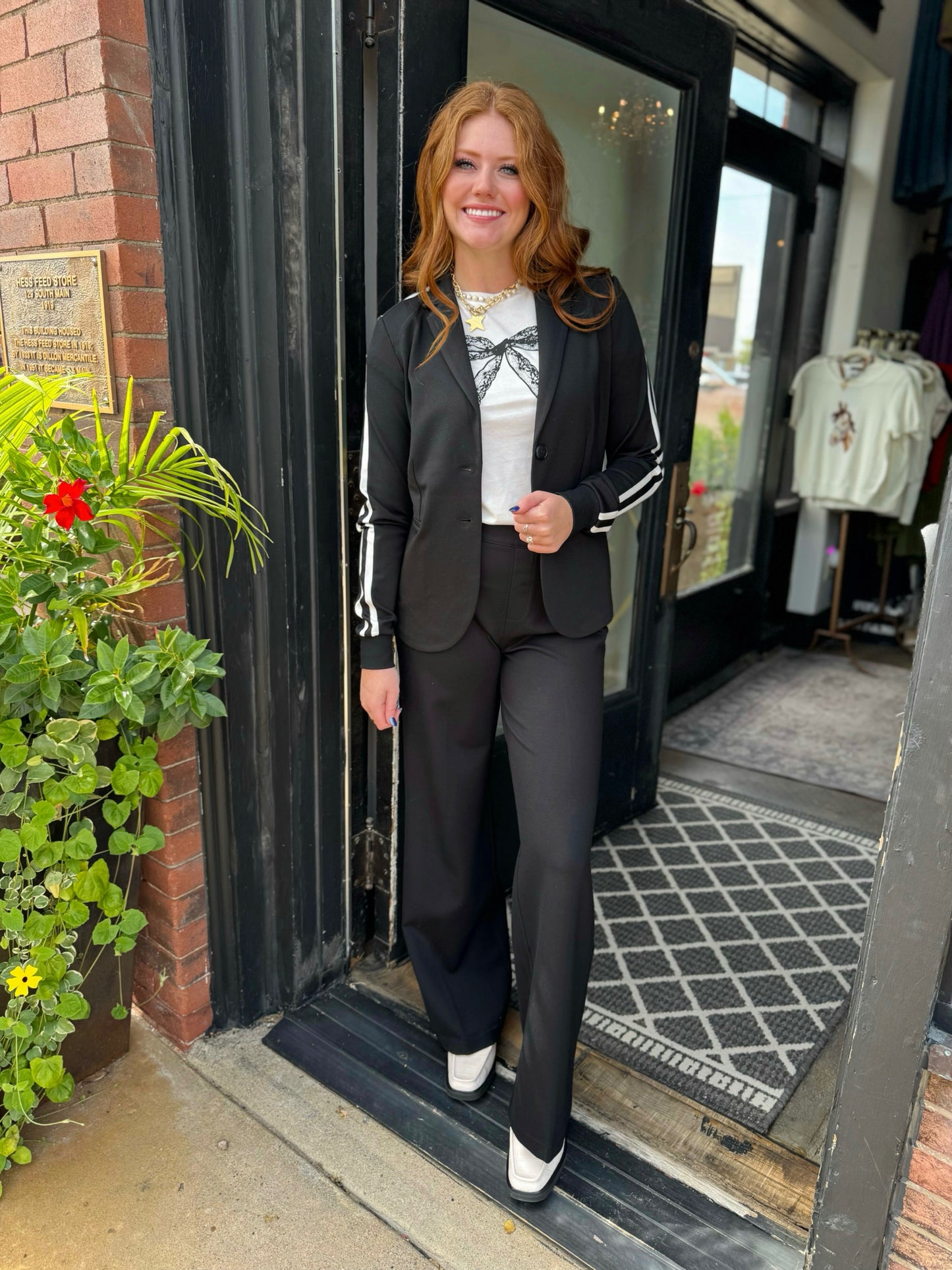 Esqualo Blazer Punto Stripes