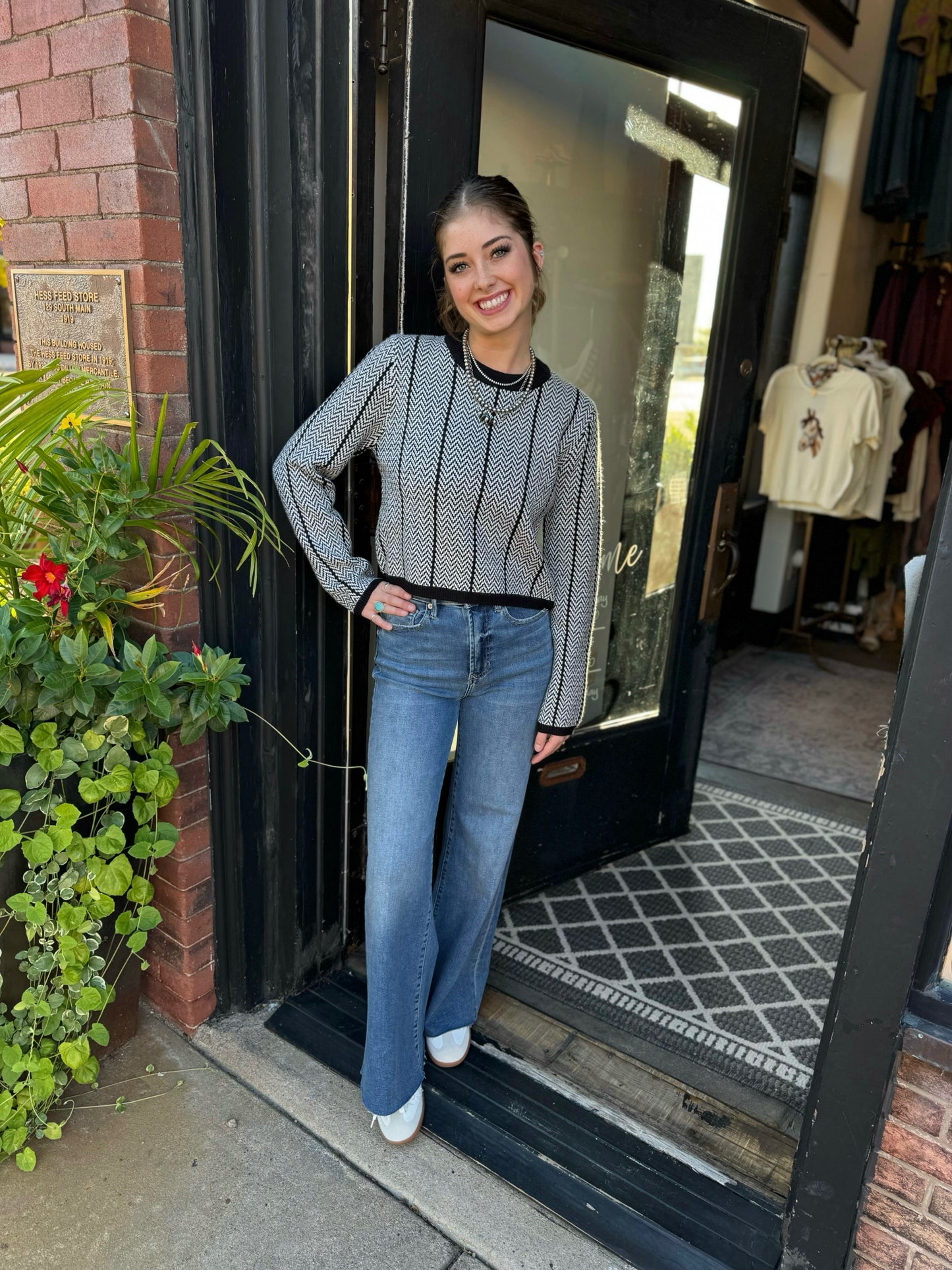 Molly Bracken Black YL Knitted Sweater