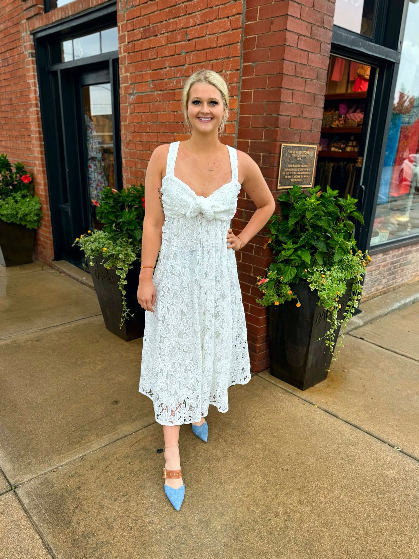 Buddy Love Kenny White Maxi Dress