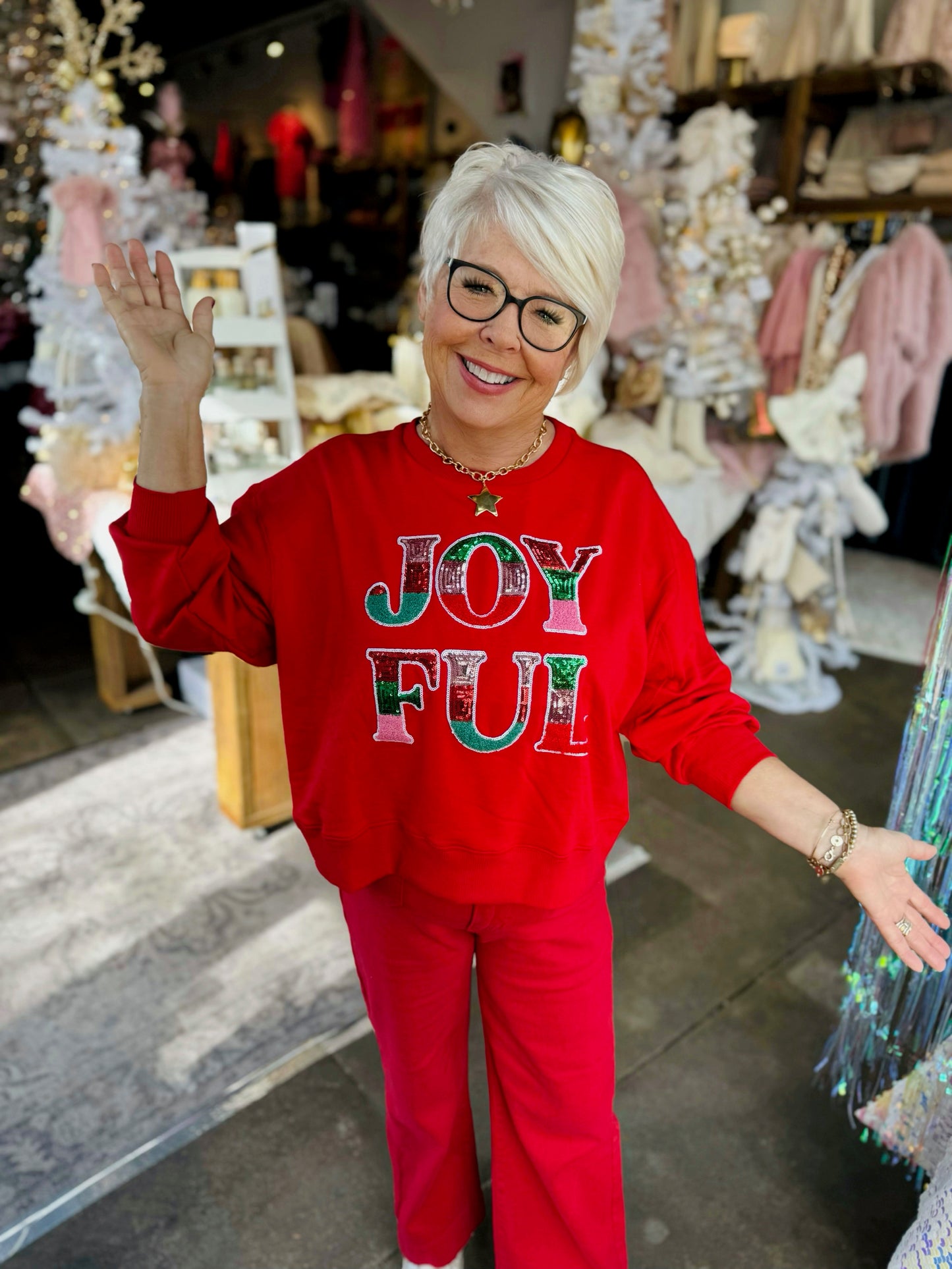 Mary Square Millie Joyful Sweatshirt