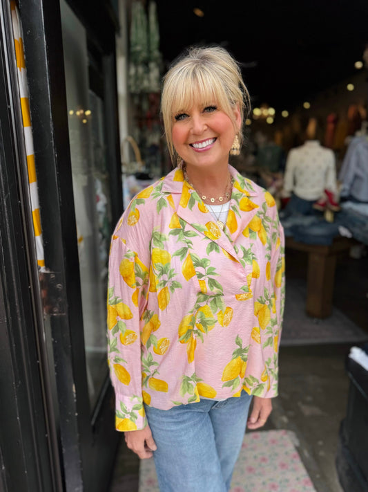 IVY JANE PINK LEMON DROP SHIRT 650440