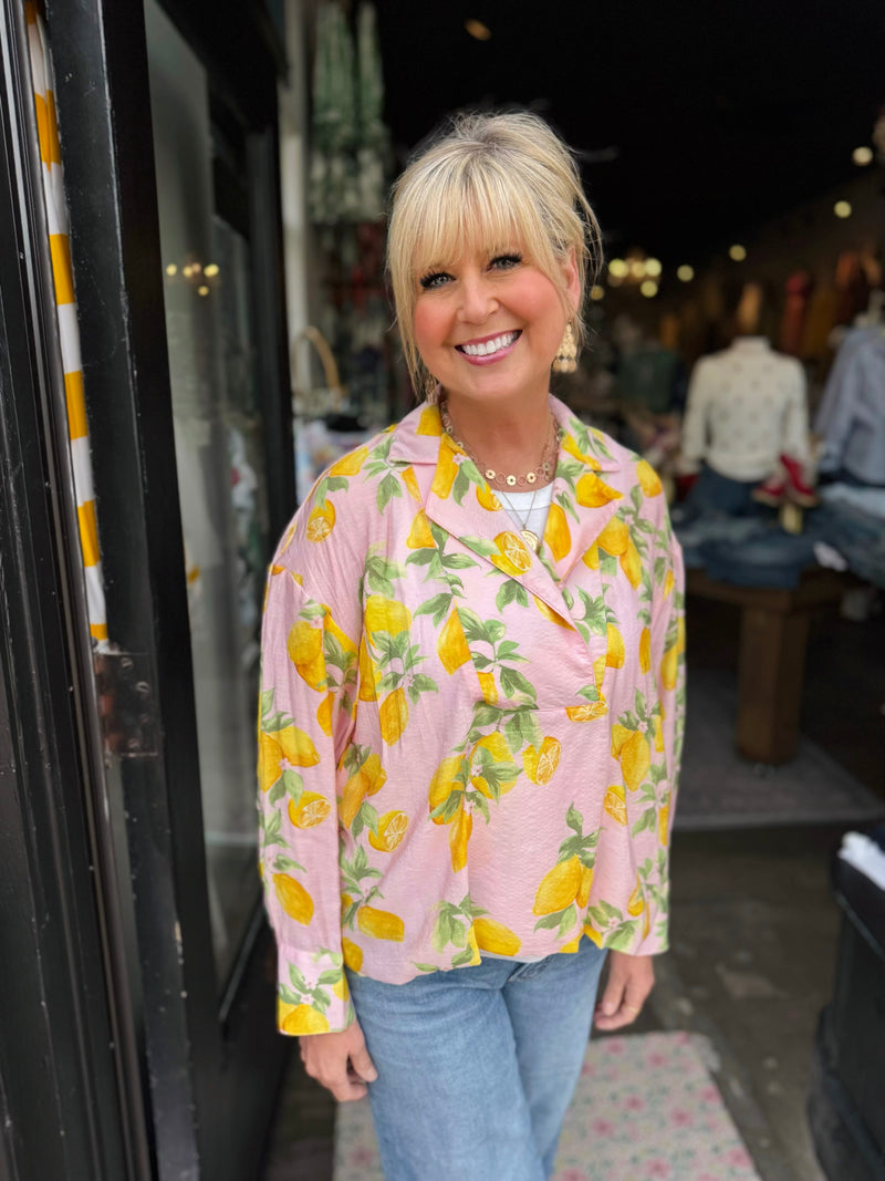 IVY JANE PINK LEMON DROP SHIRT 650440