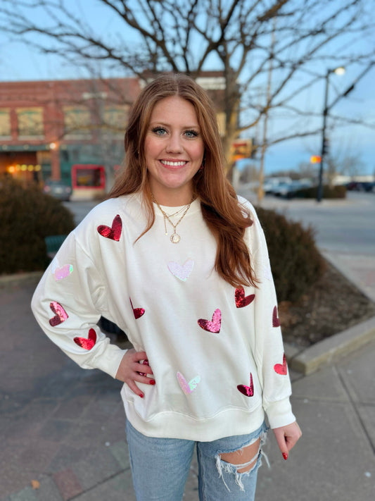 Mary Square Sweatshirt Sarah Hearts