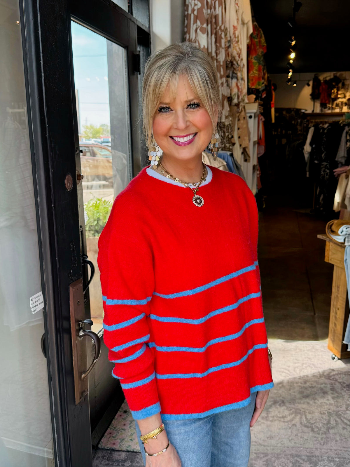 FRNCH IWAKI SWEATER ROUGE