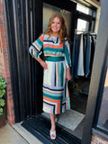 JADE COLORWAY COLUMN DRESS
