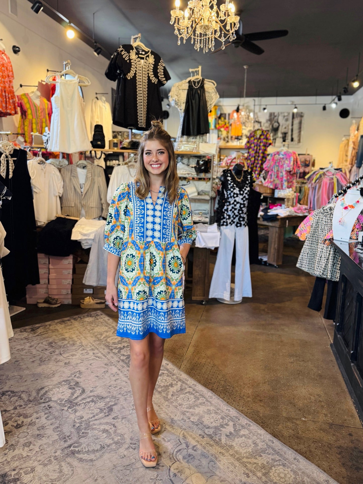 Joy Joy Mums Border Dress