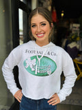 Football & Co. Cropped Hoodie
