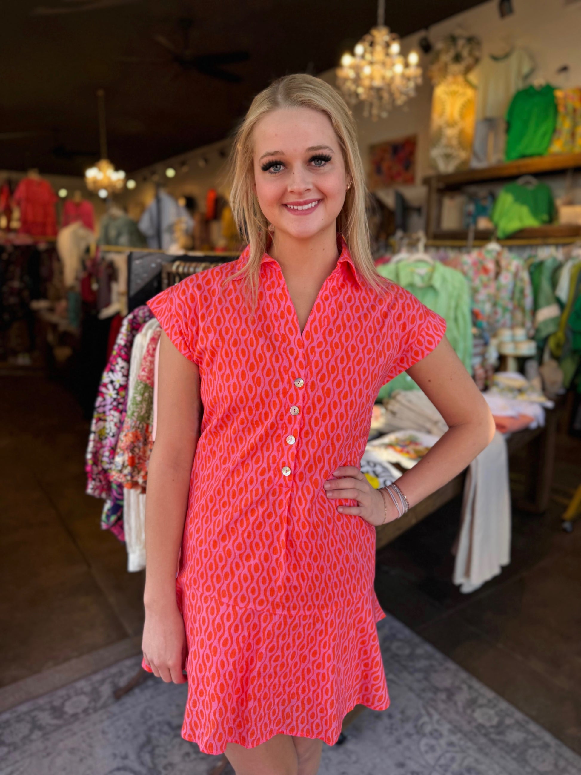 Uncle Frank Red Graphic Print Dress – Amelias Uncle Frank Red Graphic Print Dress – Amelias