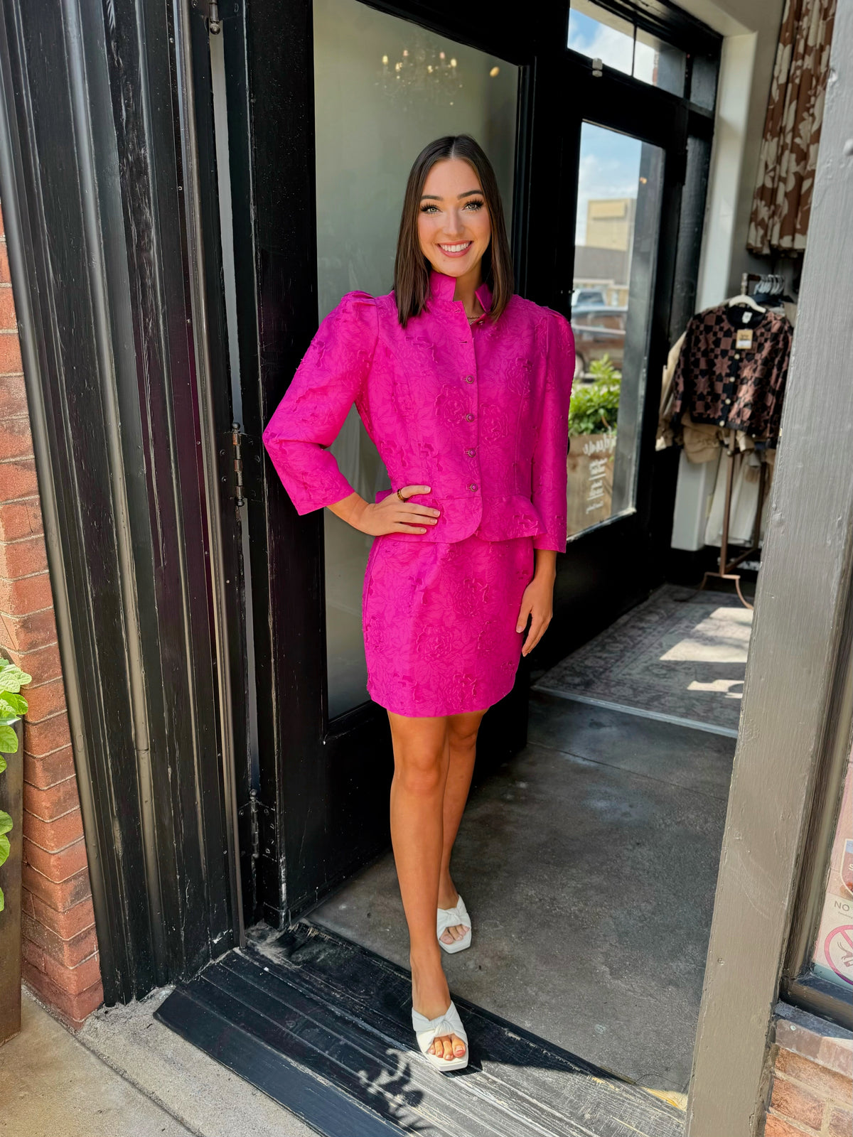 JADE PINK MINI SKIRT