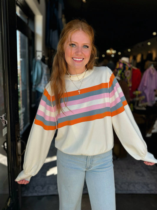 Beth's Creamy Neopolitan Sweater