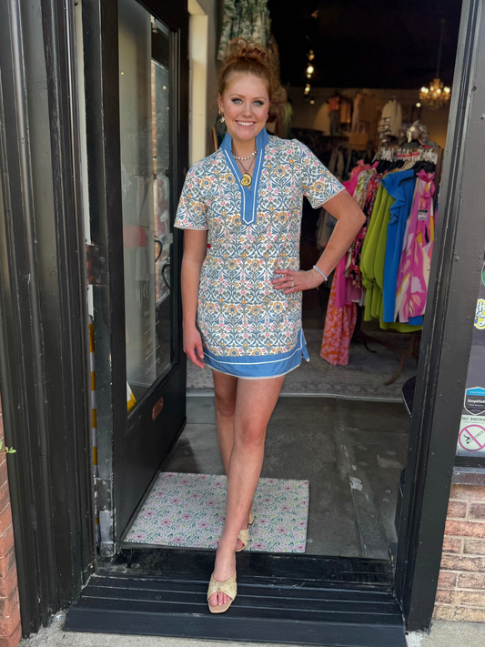 MARY SQUARE BRENDA DRESS 74125 ASHDOWN ABBEY
