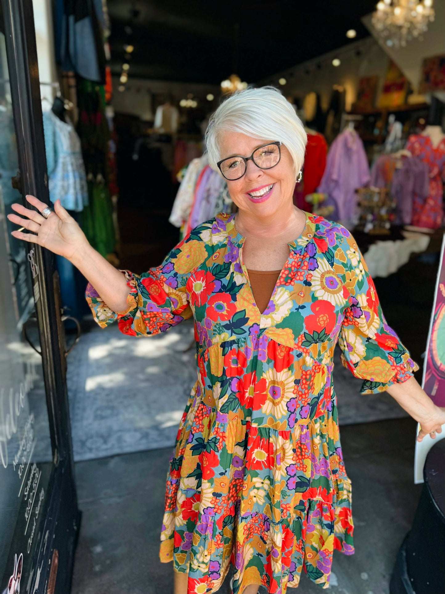 Uncle Frank Sage Floral Salad Dress