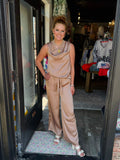 B.YOUNG BYDACANNA PANTS 20819016 STUCCO