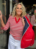 FDJ RED Polo Sweater