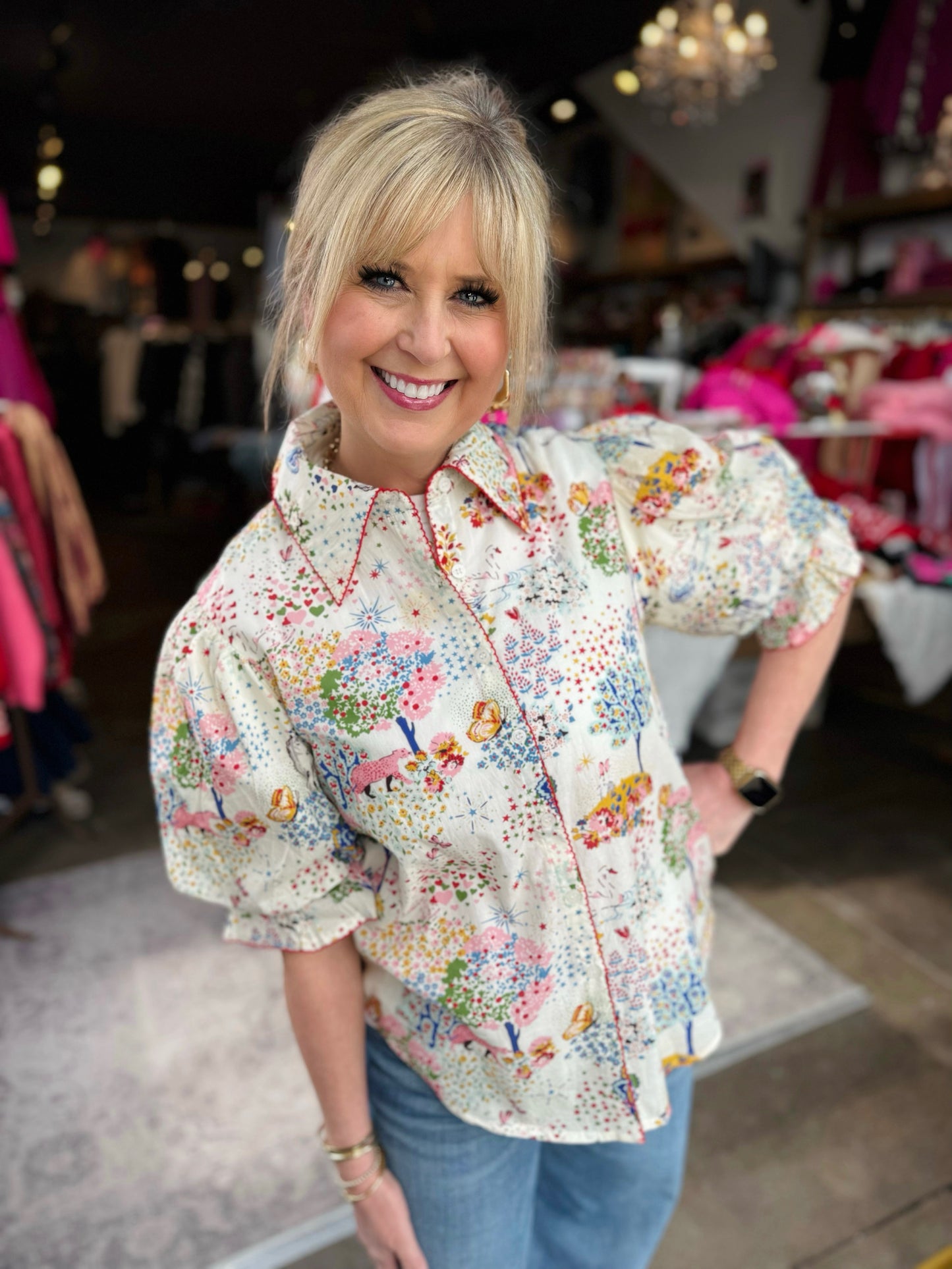 Ivy Jane Multi Whimsical Top