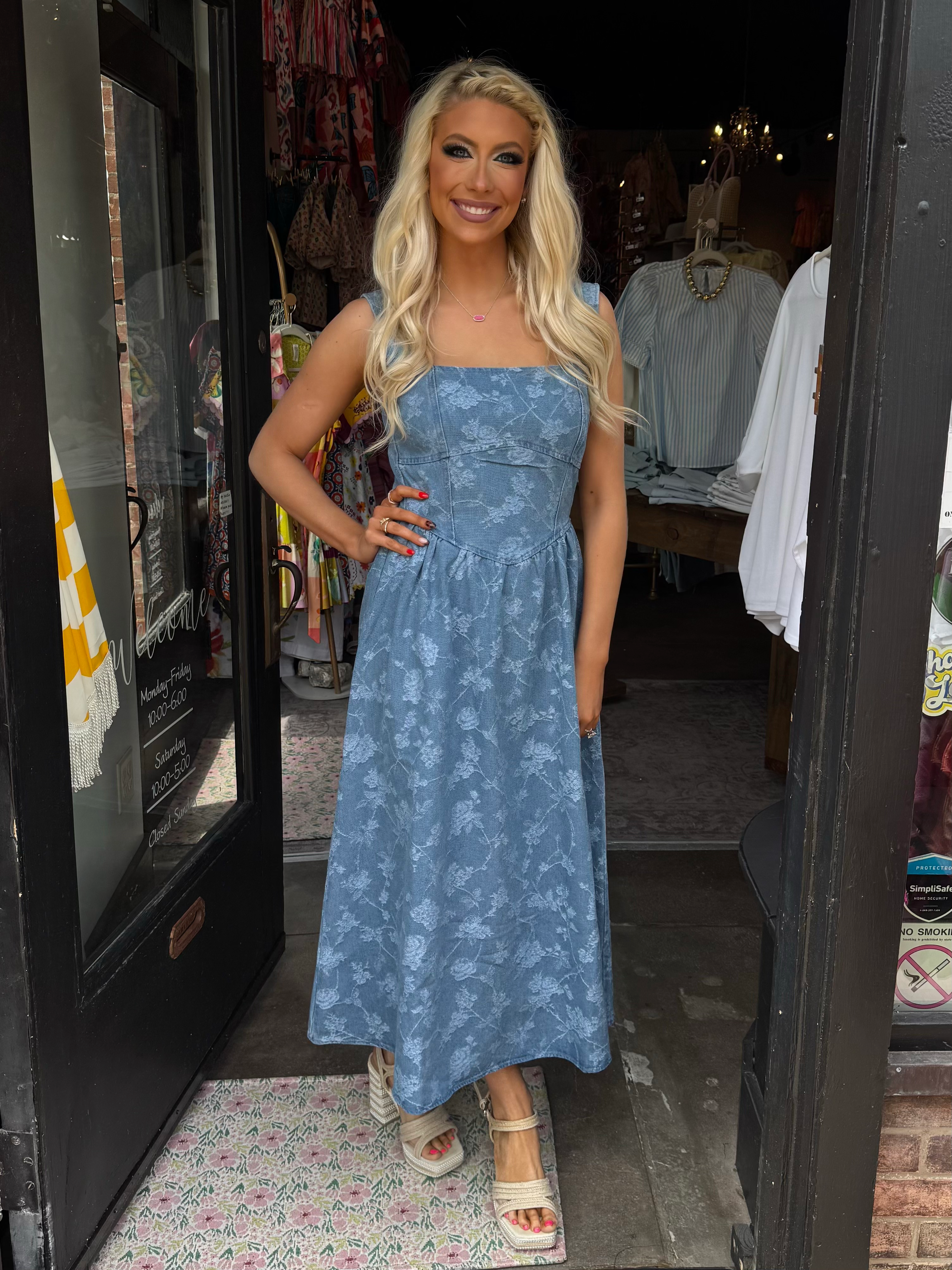 THE MIDNIGHT RODEO CORSET MIDI