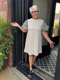 Uncle Frank Leopard Sleeve Dress