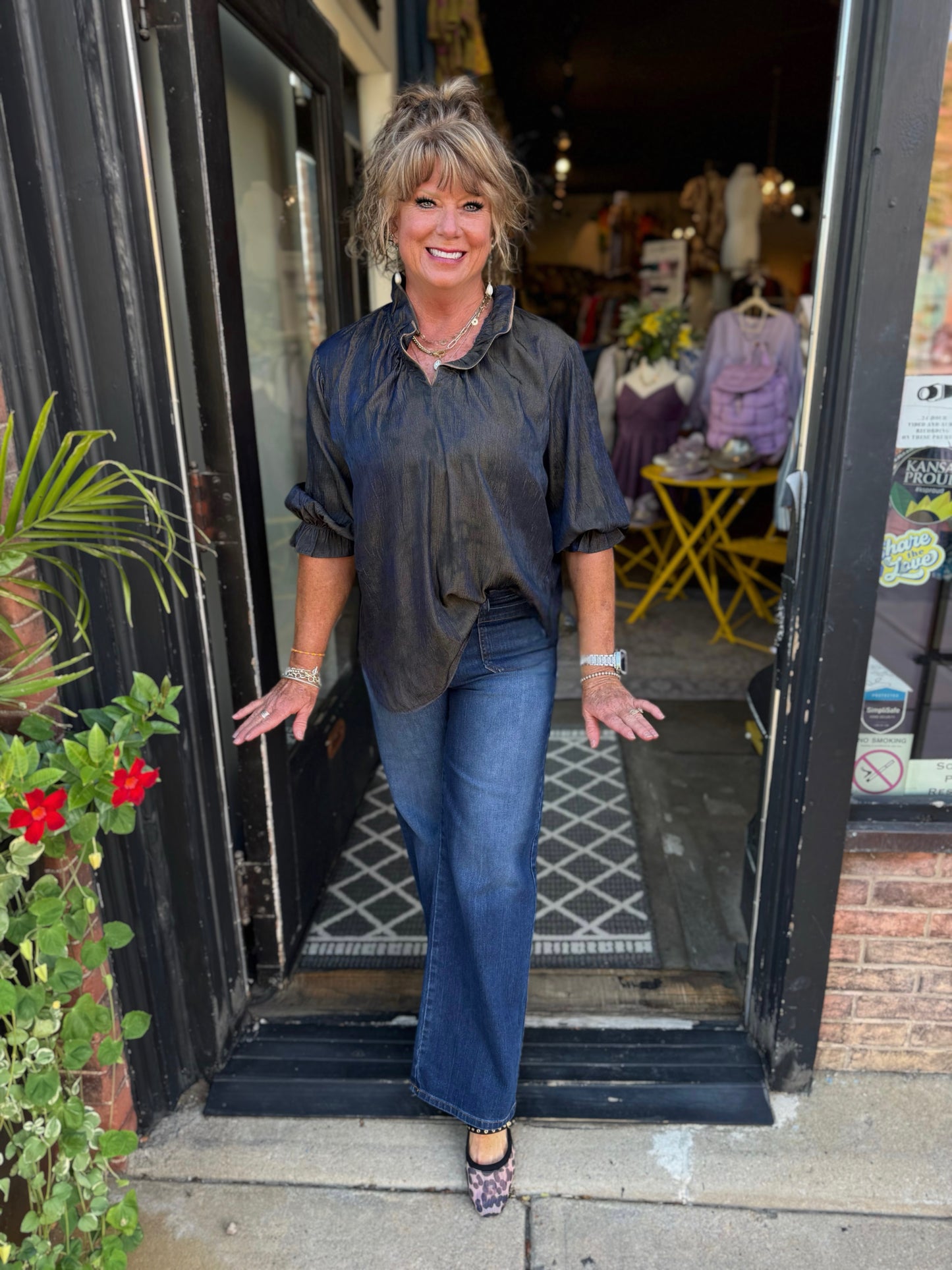 Karen Kane IND Patch PCKT JEAN