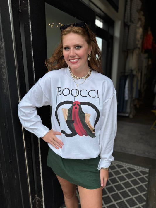 BOOcci White Sweatshirt