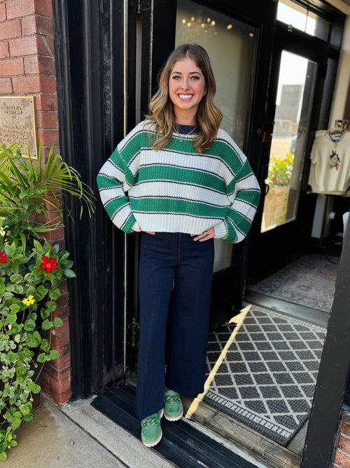 Creamy Dreamy Greeny Pullover Sweater