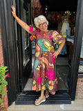 UNCLE FRANK 72699 BROWN PATIO DRESS