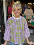 Sister Mary Purple Elena Top 00000