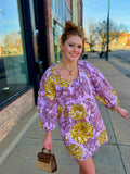 Uncle Frank Pink Roses Dress 74654