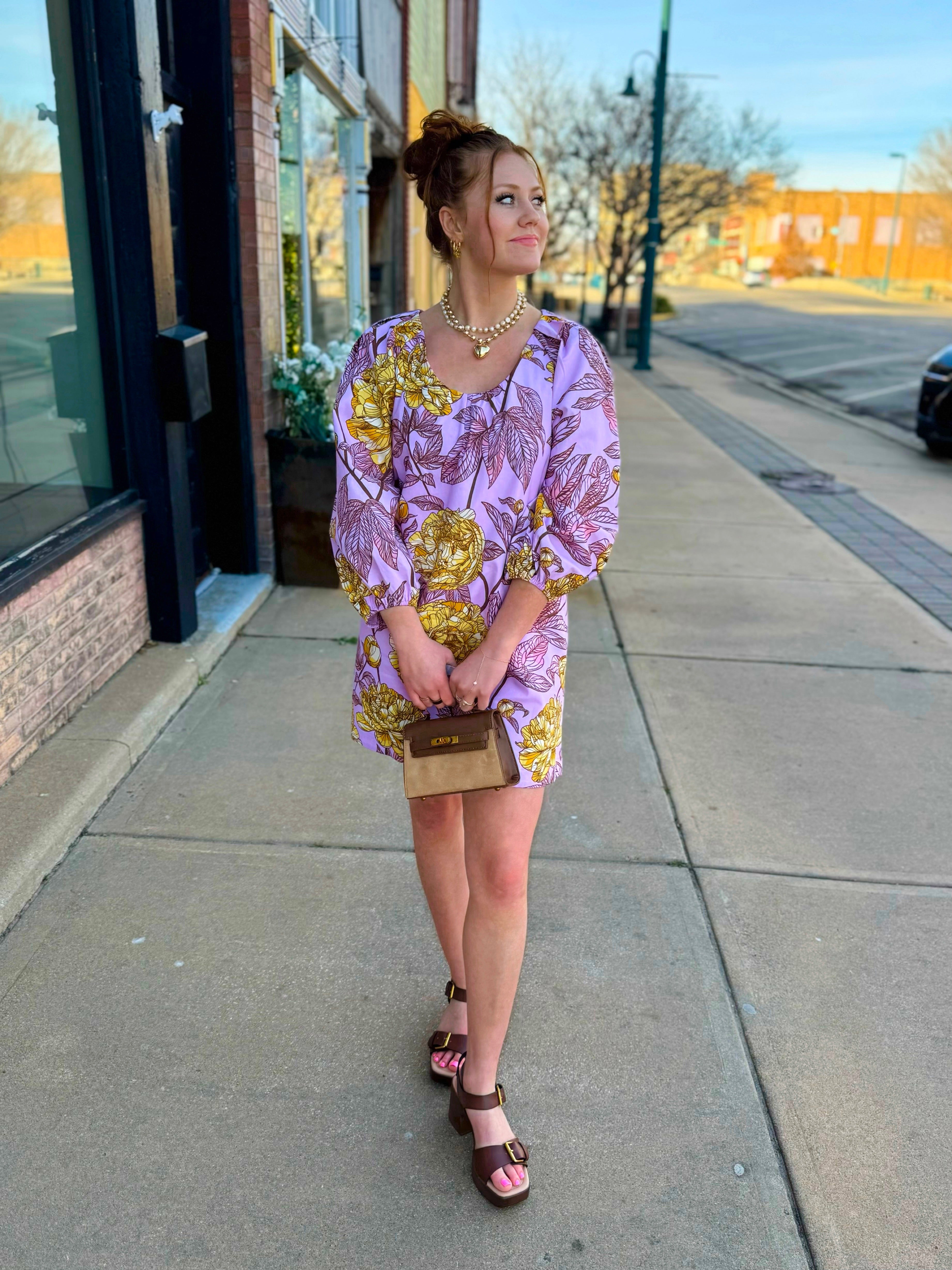 Uncle Frank Pink Roses Dress 74654