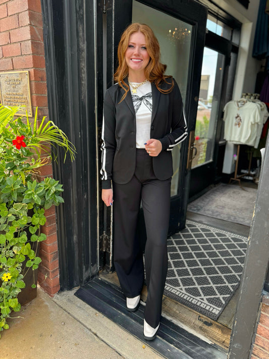 Esqualo Blazer Punto Stripes