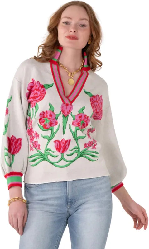 Emily McCarthy Garden Cheetah Lolli Sweater